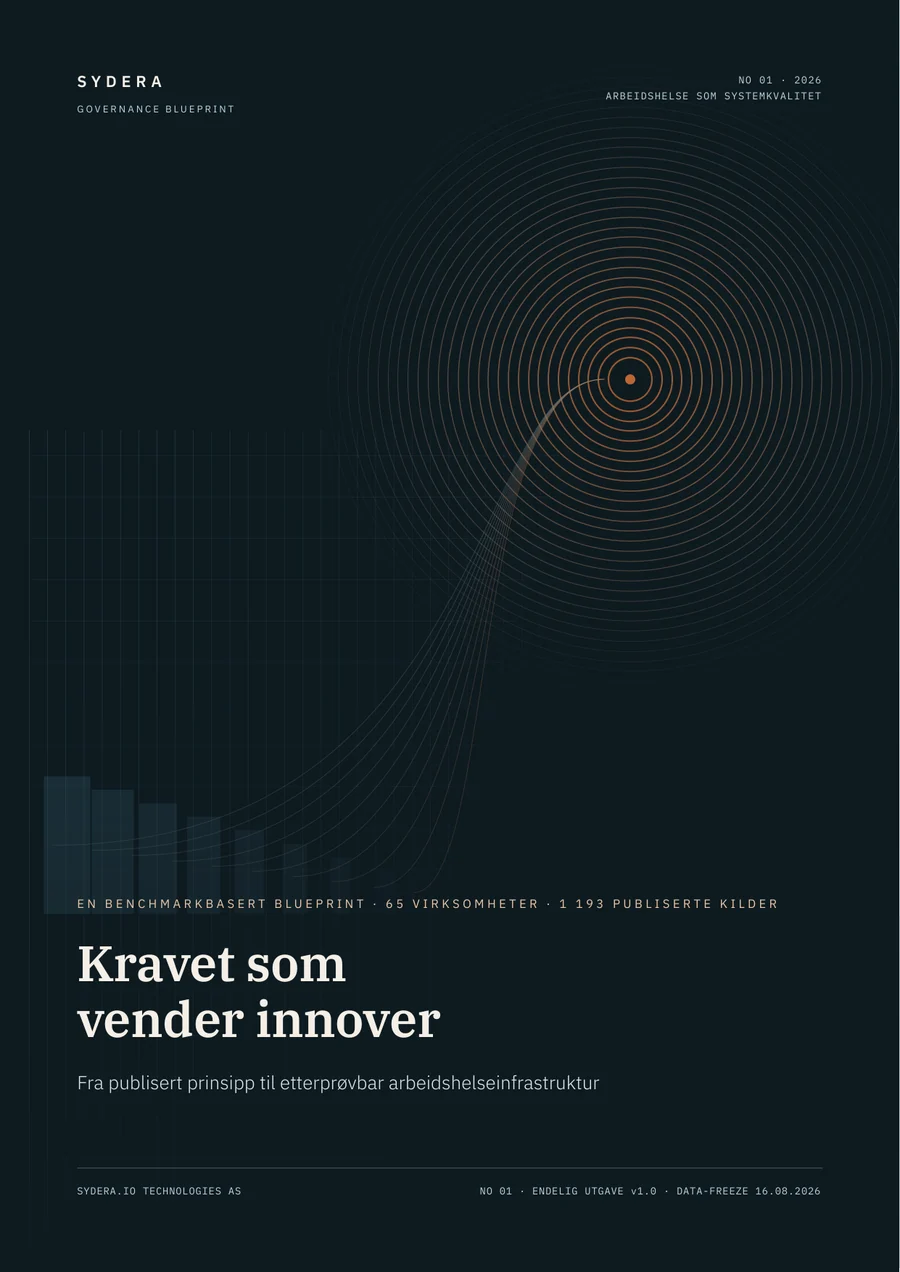 Forsiden av rapporten Kravet som vender innover